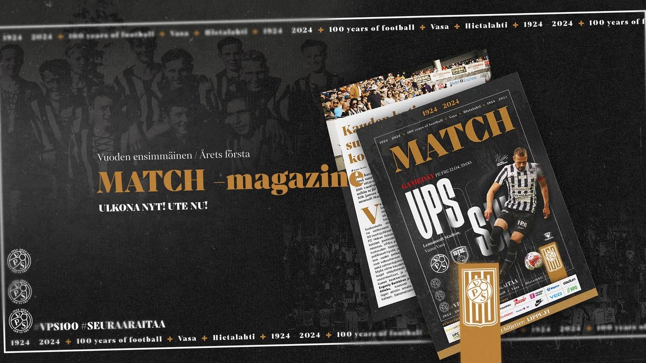 Kauden ensimmäinen MATCH Magazine on nyt luettavissa!